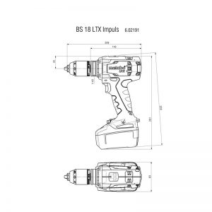 VIDIATOR ME BATERI BS-18-LTX-IMPULS