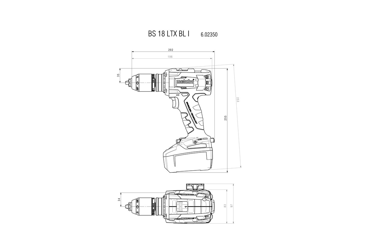 VIDIATOR ME BATERI BS-18-LTX-BL-I - Figura 2