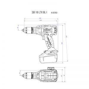 VIDIATOR ME BATERI SB-18-LTX-BL-I