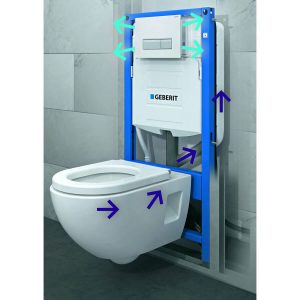 Geberit-Kasete shkarkimi inkaso me aspirim+butoni