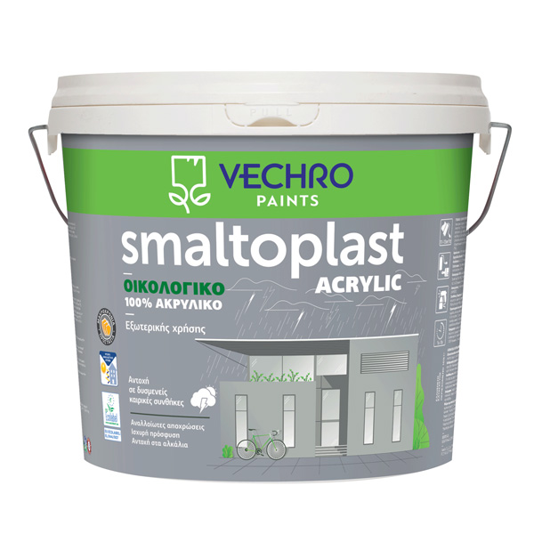 BOJË EKOLOGJIKE SMALTOPLAST 100% ACRYLIC