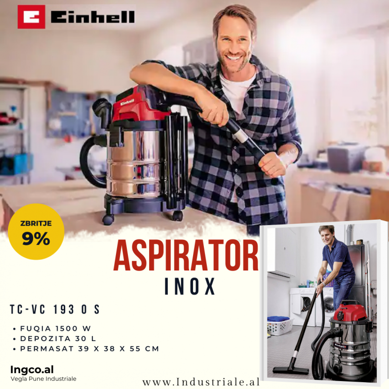 ASPIRATOR INOXI 1500 W