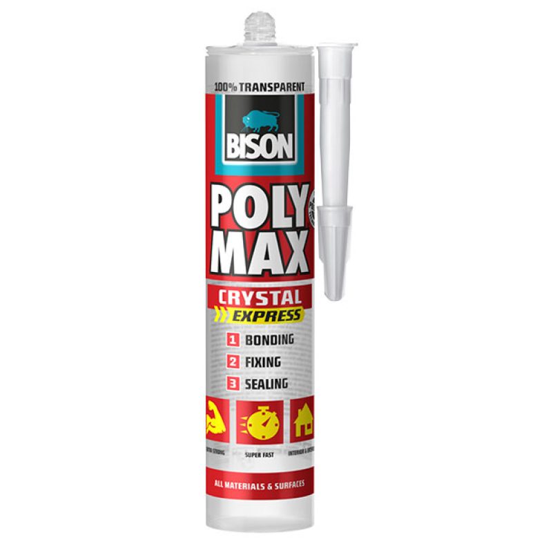 Silikon ngjitës transparent POLY MAX