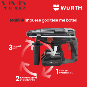 TRAPAN ME BATERI WURTH