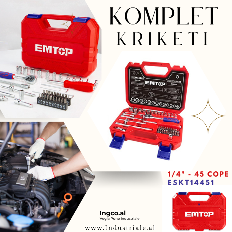 KOMPLET KRIKETI 1/4″ – 45 COPE